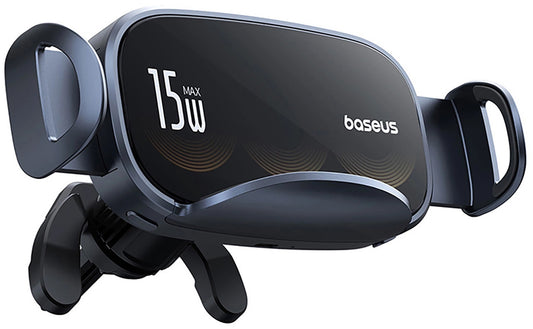 Baseus LightChaser Langaton Autolaturi, 15W, 1.67A, Musta, Uudelleenpakattu C40355901111-00