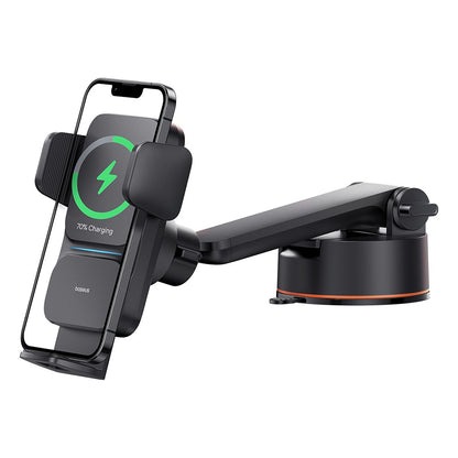 Baseus Wisdom Dash -langaton autolaturi, 15W, 1.67A, musta C40344901113-Z1