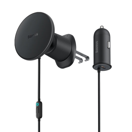 Baseus CW01 Langaton Autolaturi, 15W, 1.67A, Musta C0013A01