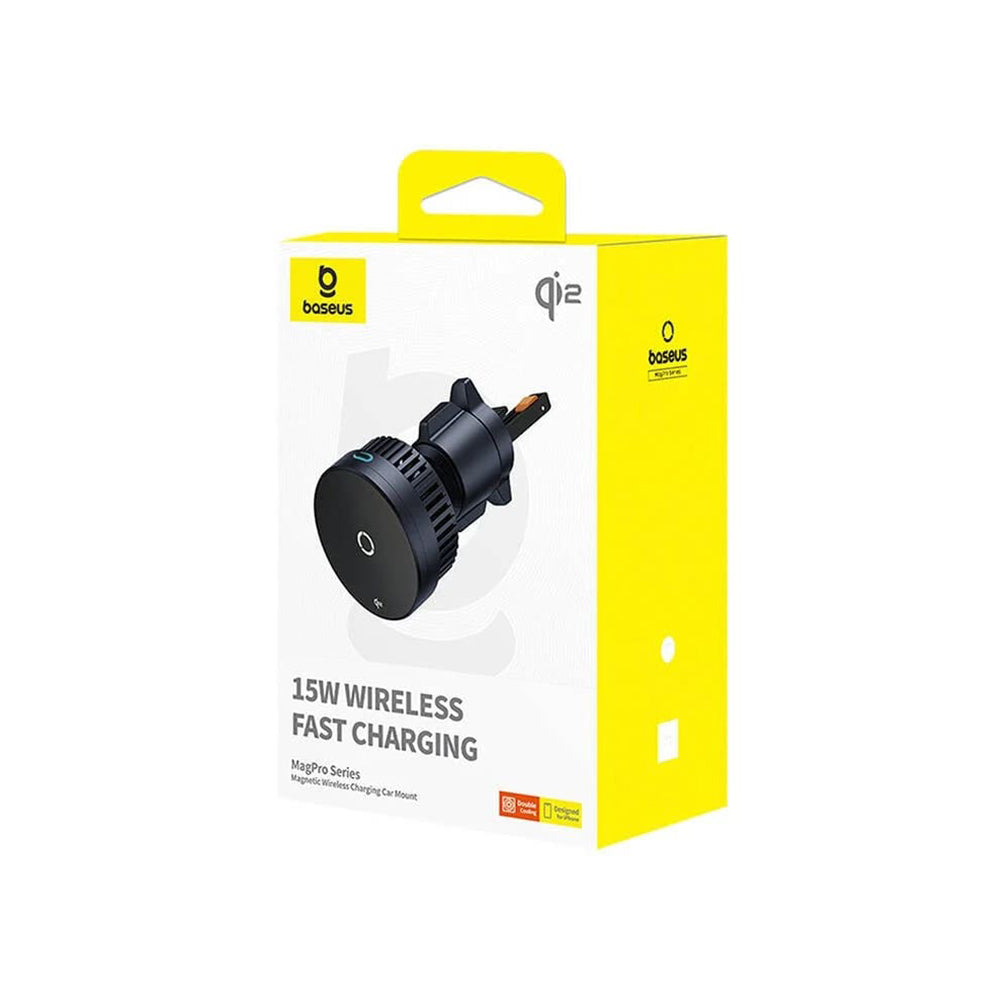 Baseus MagPro langaton autolaturi, 15W, 1.67A, Musta C40164100121-01