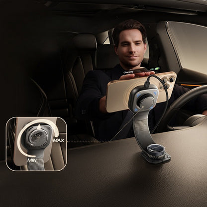 Baseus PrimeTrip C03 Pro langaton autolaturi, 15W, 1.67A, Musta C0013701