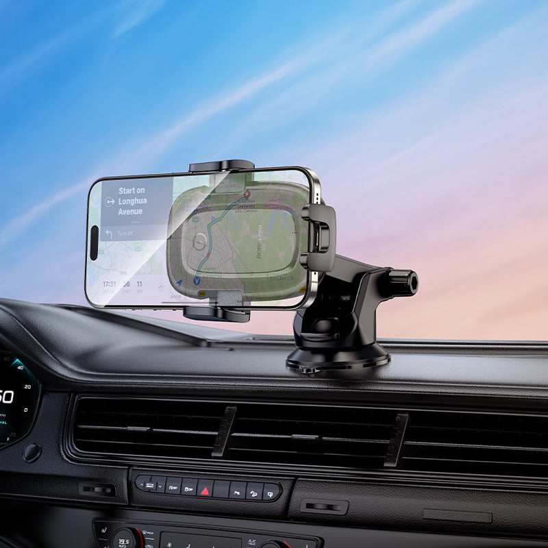 Borofone BH223 Follower -langaton autolaturi, 15W, 1.67A, Musta