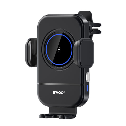Langaton autolaturi BWOO ZJ137, 15W, 1,67A, Musta