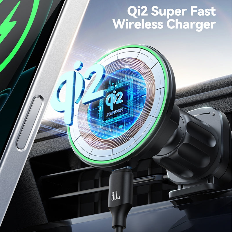 Langaton Autolaturi Joyroom JR-ZS412, 15W, 1.67A, Musta