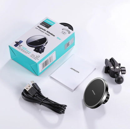 Langaton Autolaturi Joyroom JR-ZS240 Air Vent, 15W, 1.67A, Musta
