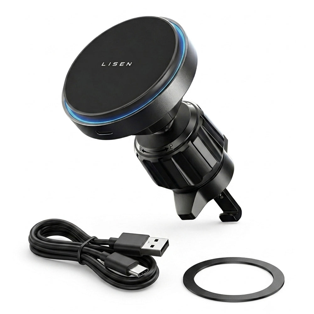 Lisen langaton autolaturi, 15W, 1.67A, musta YL0225070006