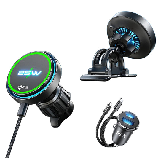Lisen W116 langaton autolaturi, 25W, musta YL0225060018