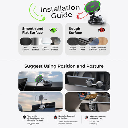 Lisen W608 Pro langaton autolaturi, 25W, musta YL0225090001