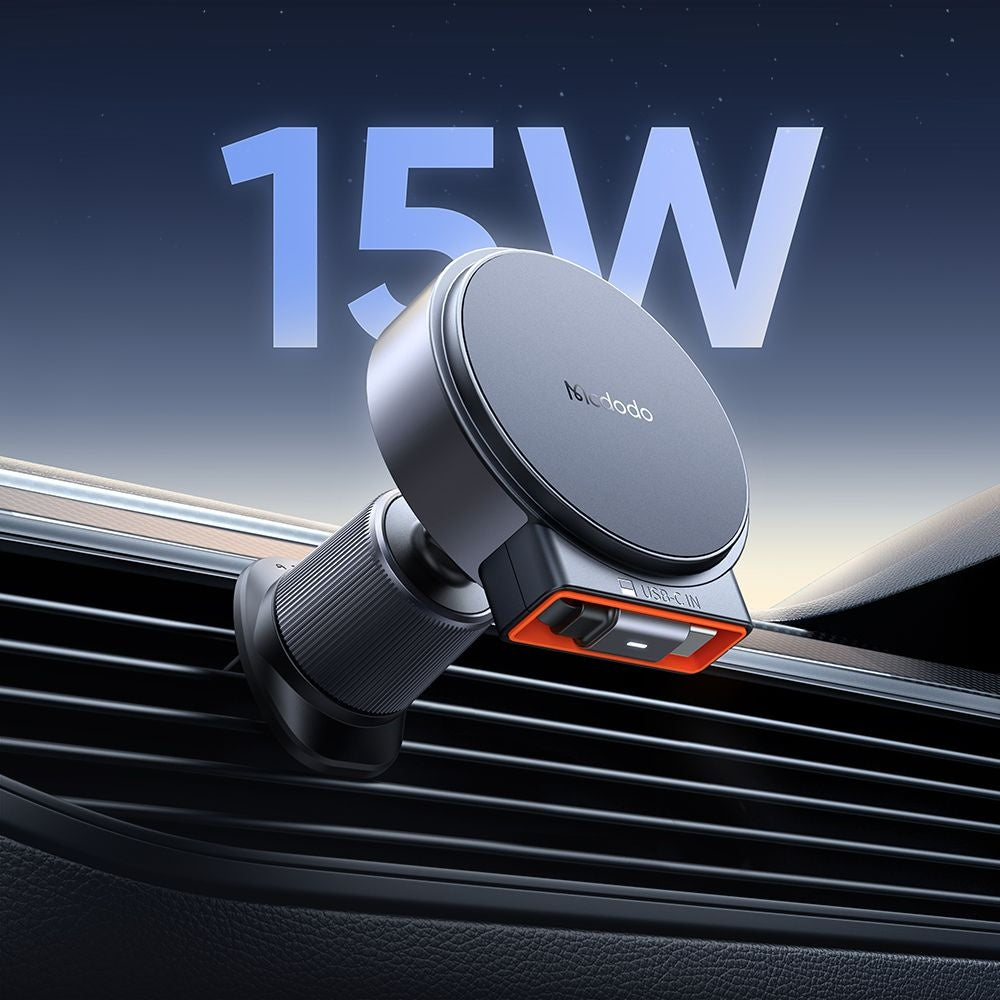 McDodo CH-3000 Wireless Car Charger, 15W, 1.67A, Black