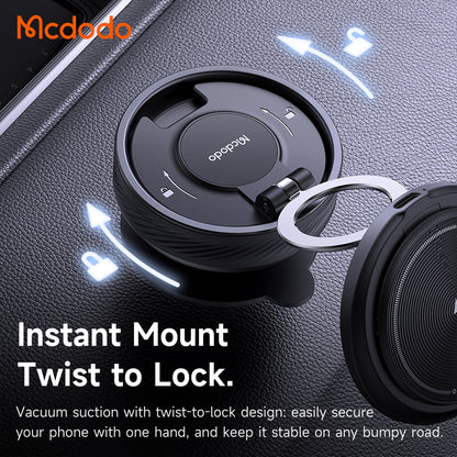 McDodo CH-8610 langaton autolaturi, 15W, 1.67A, musta