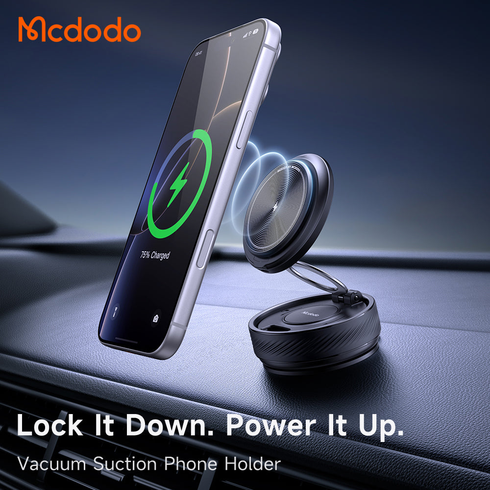 McDodo CH-8610 langaton autolaturi, 15W, 1.67A, musta
