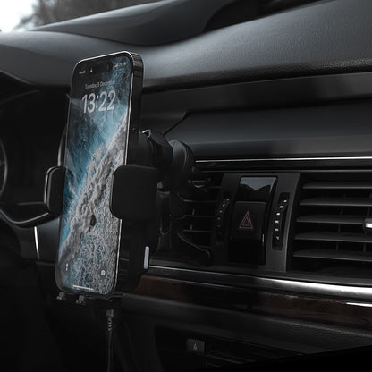 Auto Wireless Proove Triple Clamp -laturi, 15W, 1.67A, Musta WHTC15010001