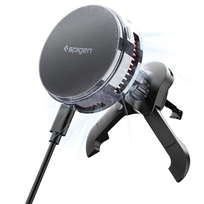 Langaton Autolaturi Spigen Essential, 25W, 1.67A, Musta