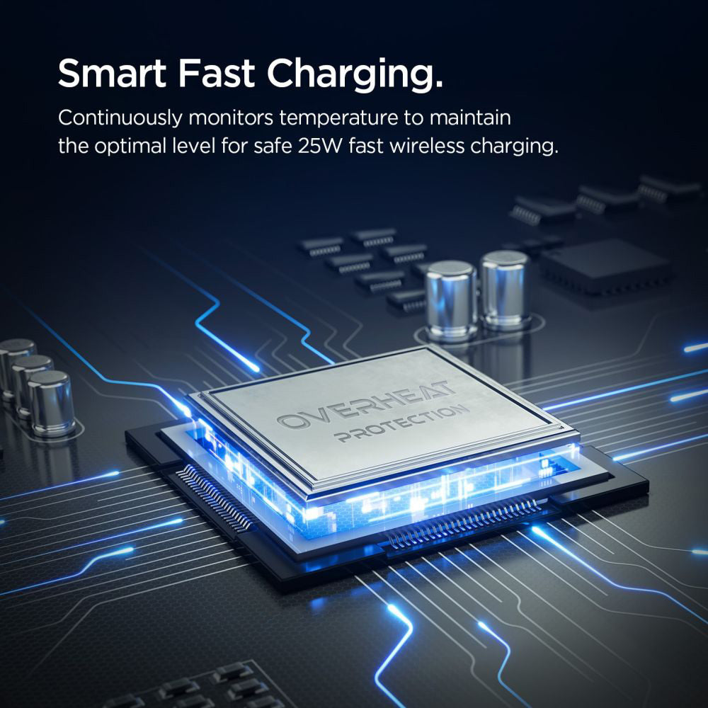 Langaton Autolaturi Spigen Essential, 25W, 1.67A, Musta