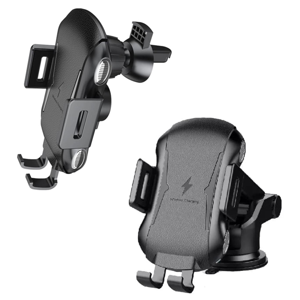 Langaton Autolaturi Techsuit CAPD032 Premium, 10W, 1.1A, Musta