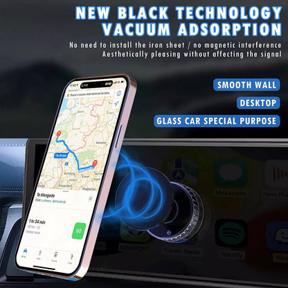 Langaton Autolaturi Techsuit HOLD253, 15W, 1.67A, Musta