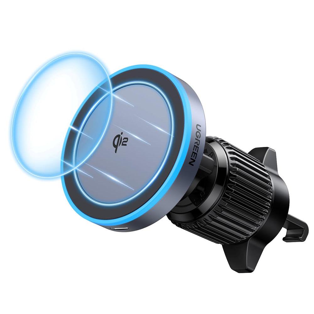 UGREEN W708 Langaton Autolaturi, 15W, 1.67A, Musta