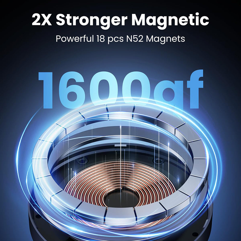 UGREEN W708 Langaton Autolaturi, 15W, 1.67A, Musta