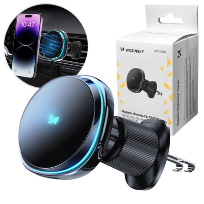 Langaton Autolaturi WZK WCT5-Q6S2Y, 15W, 1.67A, Musta
