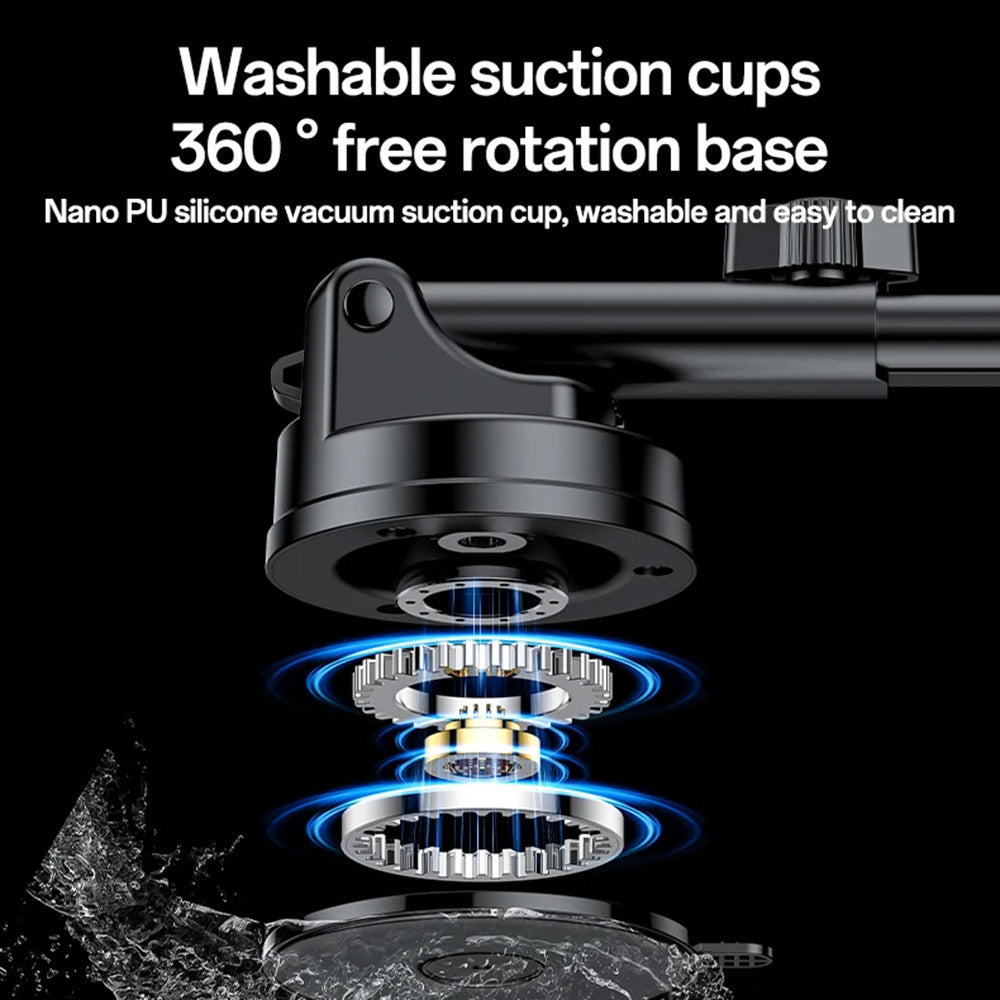 Yesido C307 Langaton Autolaturi, 15W, 1.67A, Musta