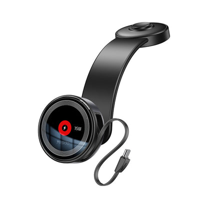 Yesido C314 langaton autolaturi, 15W, 1.67A, Musta