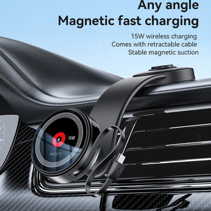 Yesido C314 langaton autolaturi, 15W, 1.67A, Musta