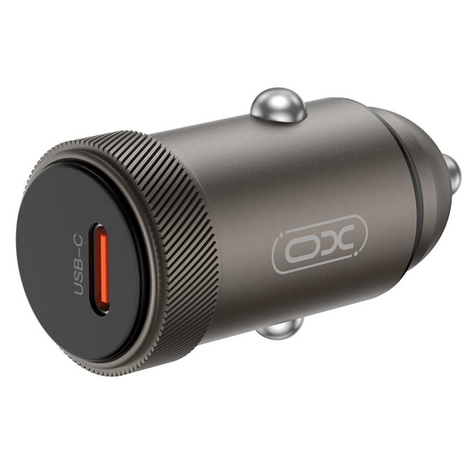 XO Design CC70 Autolaturi, 30W, 3A, 1 x USB-C, Musta