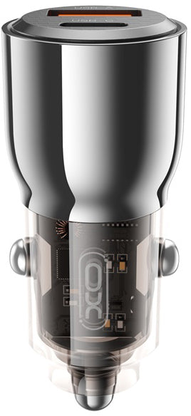 XO Design CC58 Car Charger, 95W, 3.25A, 1 x USB-A - 1 x USB-C, Black