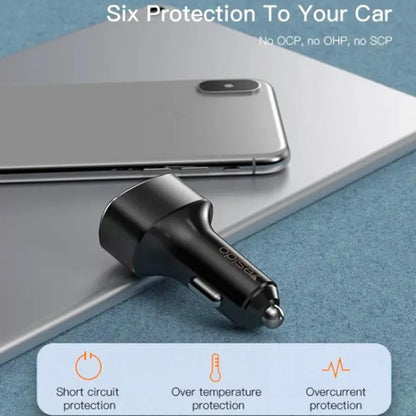 Autolaturi Yesido Y46, 42W, 3A, 3 x USB-A, Musta