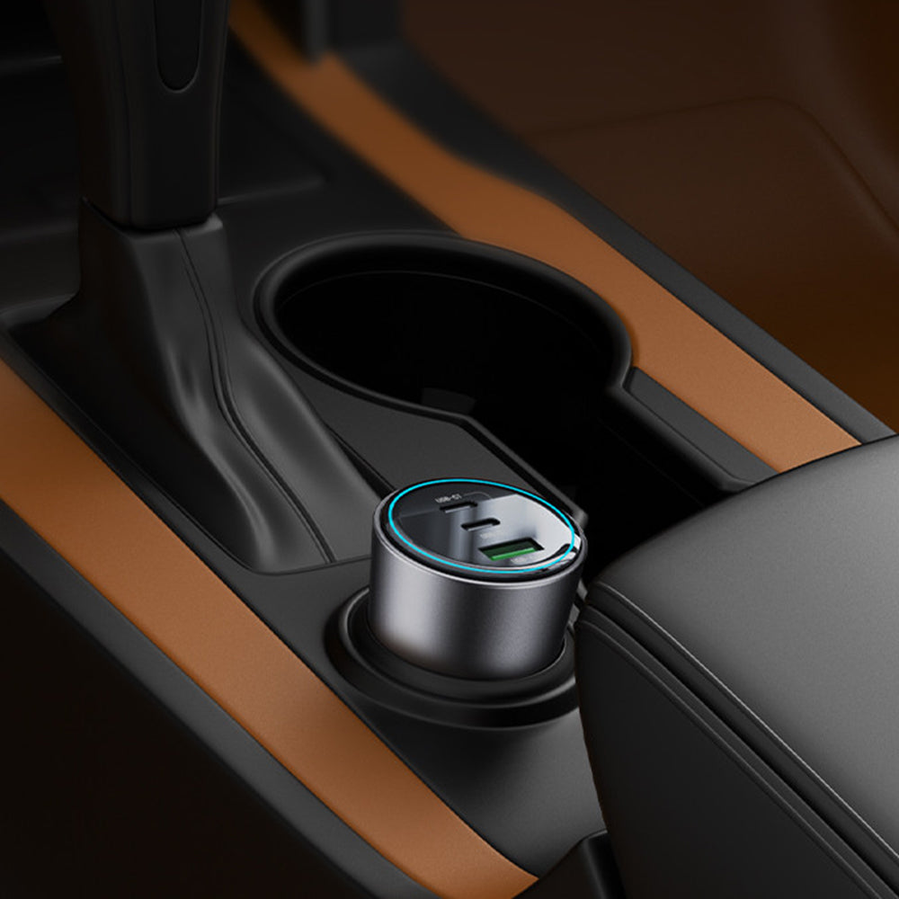 Autolaturi Yesido Y59, 200W, 5A, 1 x USB-A - 2 x USB-C, Musta