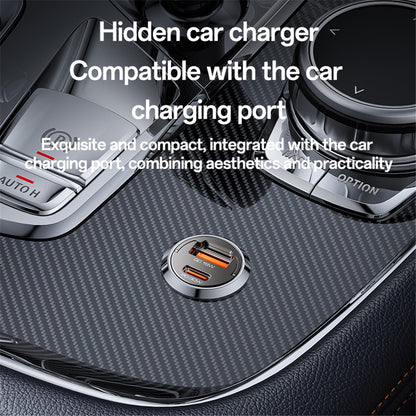 Autolaturi Yesido Y68, 30W, 3A, 1 x USB-A - 1 x USB-C, Musta