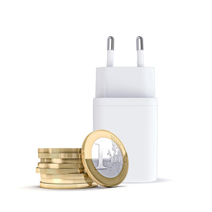 3MK Hyper verkkolaturi, 45W, 2 x USB-C, valkoinen
