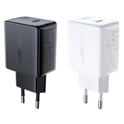 Verkkolaturi Acefast A1, 20W, 3A, 1 x USB-C, Musta