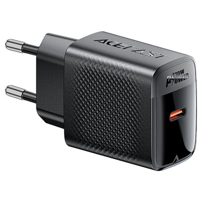 Verkkolaturi Acefast A102, 30W, 3A, 1 x USB-C, Musta
