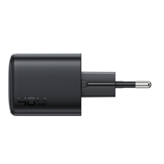 Acefast A136 Verkkolaturi, 40W, 3A, 1 x USB-C, Musta