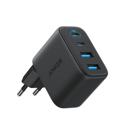 Anker Zolo verkkolaturi, 50W, 3A, 2 x USB-A - 2 x USB-C, Musta A121EG11