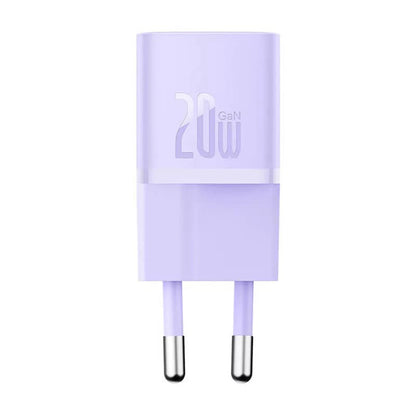 Baseus Network Charger, 20W, 3A, 1 x USB-C, Purple CCGN050105