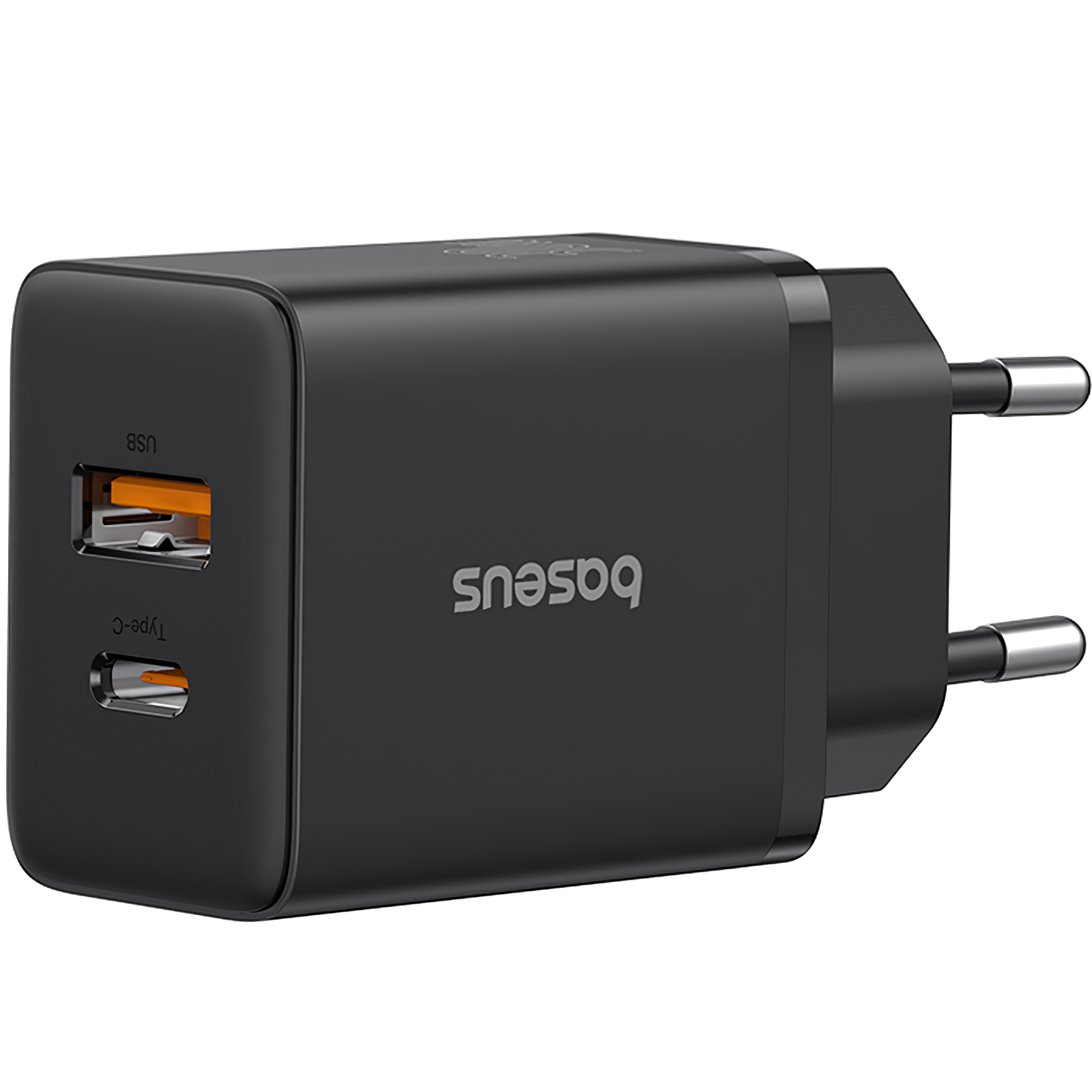 Baseus Cube -verkkolaturi, 20W, 3A, 1 x USB-A - 1 x USB-C, Musta P10111403113-00