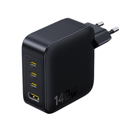 Baseus EnerFill FH11 -verkkolaturi, 140W, 5A, 1 x USB-A - 3 x USB-C, Musta E0121J00