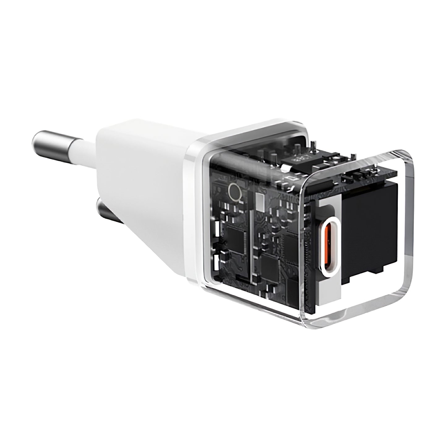 Baseus GaN5S verkkolaturi GaN5S, 20W, 3A, 1 x USB-C, valkoinen P1016250503213-00 