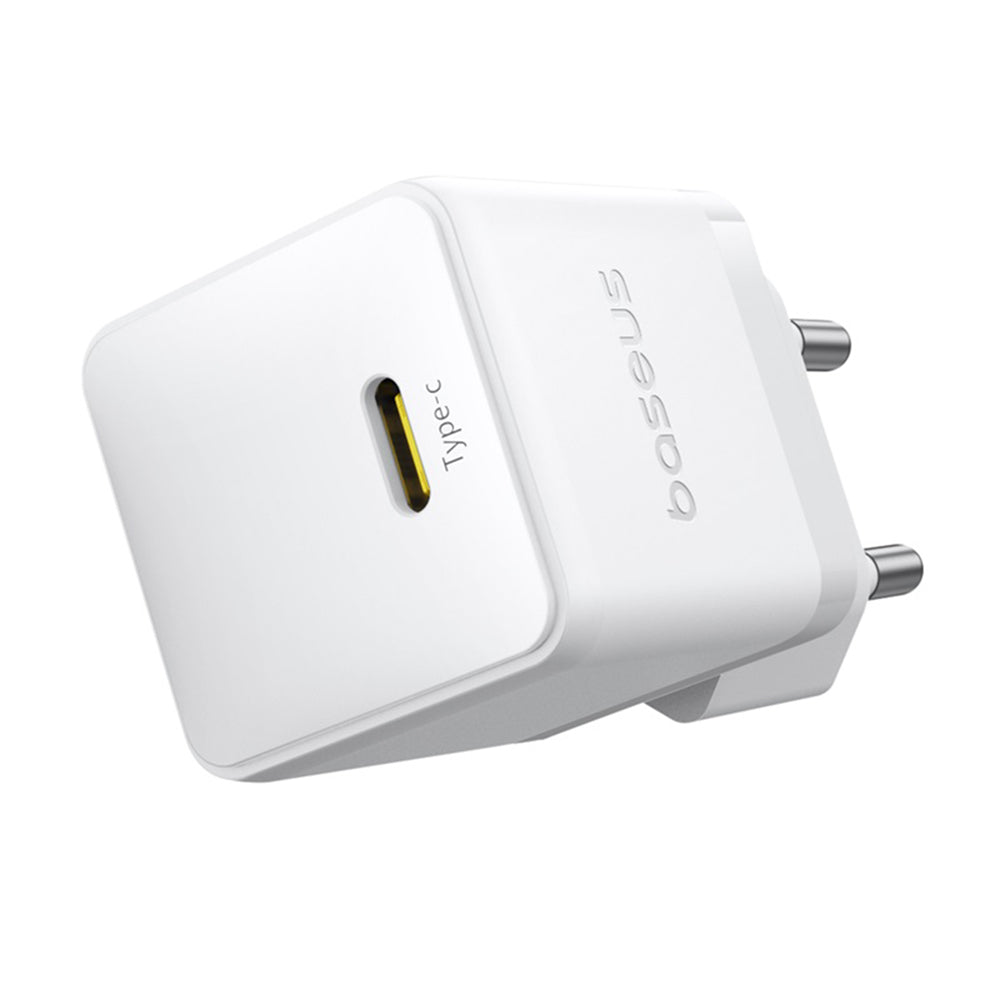 Baseus Palm -verkkolaturi, 20W, 3A, 1 x USB-C, Valkoinen P10111602213-00
