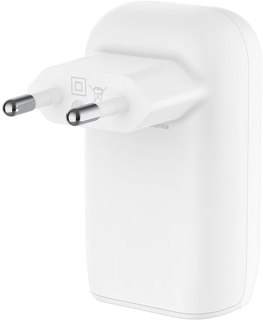 Belkin BoostCharge verkkolaturi, 67W, 3A, 3 x USB-C, Valkoinen WCC002vfWH