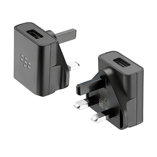 BlackBerry RM0300 UK verkkolaturi, 6,5W, 1,3A, 1 x USB-A, Musta ASY-58929-003