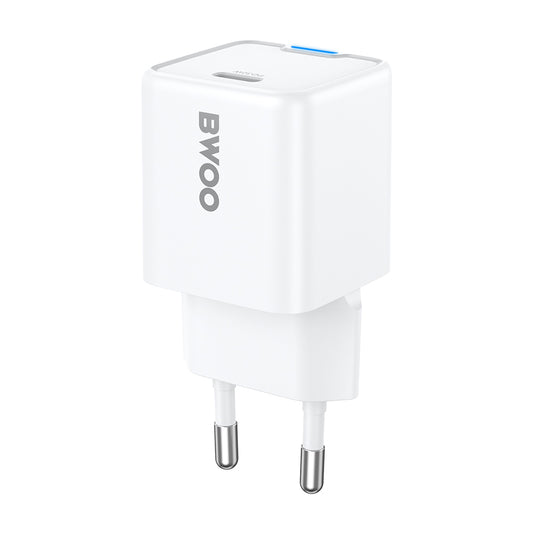 BWOO CDA211 Verkkolaturi, 30W, 3A, 1 x USB-C, Valkoinen