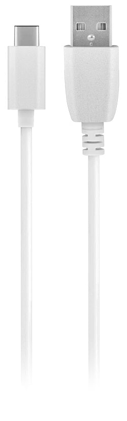 Verkkolaturi USB-C-kaapelilla MaXlife MXTC-01, 10,5W, 2,1A, 1 x USB-A, Valkoinen