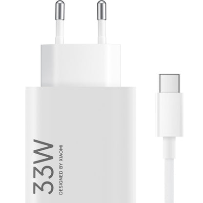 Xiaomi USB-C -kaapelilla varustettu verkkolaturi, 33W, 3A, 1 x USB-A, Valkoinen BHR9956EU