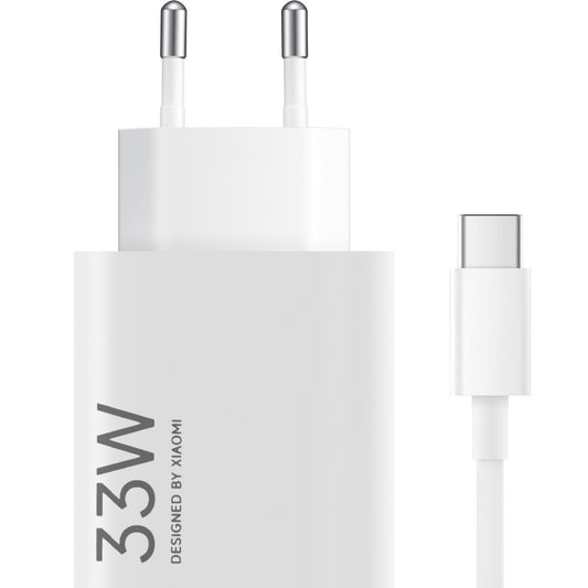 Xiaomi USB-C -kaapelilla varustettu verkkolaturi, 33W, 3A, 1 x USB-A, Valkoinen BHR9956EU
