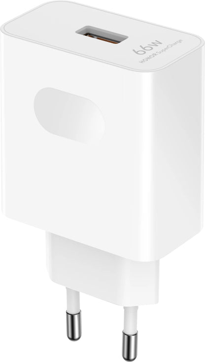Verkkolaturi USB-C-kaapelilla Honor HN-110600E00, 66W, 6A, 1 x USB-A, Valkoinen 5503AAHX