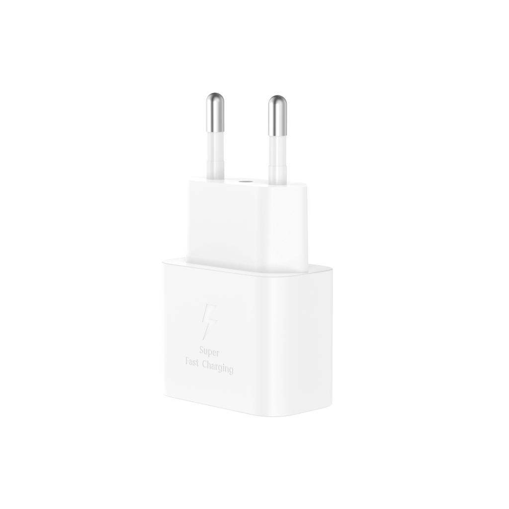 Verkkolaturi USB-C-kaapelilla XO Design L167, 25W, 3A, 1 x USB-C, Valkoinen