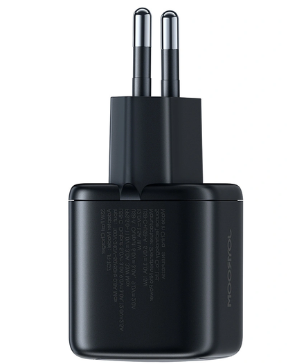 Verkkolaturi USB-C-kaapelilla Joyroom JR-TG7, 33W, 3A, 1 x USB-A - 1 x USB-C, Musta
